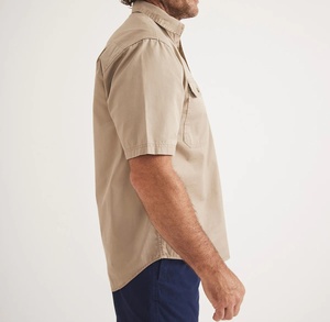 <span class=keywords><strong>Chemise</strong></span> pour hommes personnalisée de haute qualité grande taille élégante <span class=keywords><strong>chemise</strong></span> à manches courtes respirante à séchage rapide - Product Image 3
