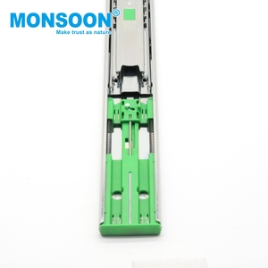 MONSOON 45mm Ball Bearing Soft Close <b>Drawer</b> Slide Side mounted Heavy Duty Hydraulic Telescopic Channel for Kitchen Cabinet - Product Image 4