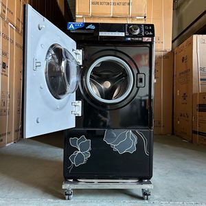 <span class=keywords><strong>Lave</strong></span>-<span class=keywords><strong>linge</strong></span> à tambour électrique <span class=keywords><strong>silencieux</strong></span> réversible à inverter 10 kg - Entièrement automatique avec écran numérique LED et économie d'énergie - Product Image 6