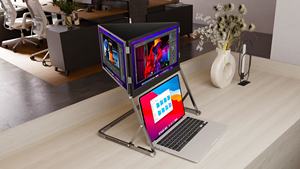 Ultra-Slim 15.6" IPS LED Full HD 60Hz Triple Laptop <b>Extender</b> <b>Plug</b> Play Portable Monitor Business Win/Mac/Android Type-C - Product Image 3