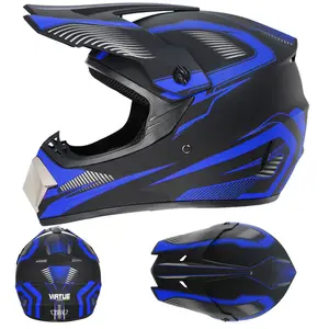 Aangepaste Go-Kart Sub-Blue Track Cross-Country Helm Elektrische Motorfiets Helm Mountain Downhill Racing Helm