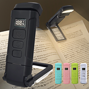 LCD-Tragbare Mehrlicht-Bildschirm-Anzeige Mini-LED-Leseleuchte mit Clip für Kinderstudienlampe zum Lesen im Bett - Product Image 2