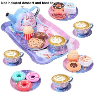 Kits d'ustensiles de simulation de thé pour petites filles vaisselle de table jouet de jeu <span class=keywords><strong>cuisine</strong></span> tasse de thé pour enfants ensemble de maison de jeu avec boîte cadeau - Product Image 4