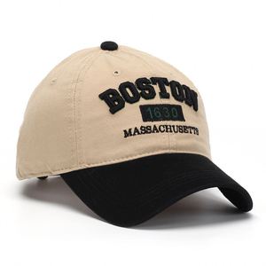 Nueva Gorra de Béisbol con Letras Multicolores - Gorra Retro Americana de Protección Solar, Tela de Algodón, Hebilla de Cobre Plateado, Unisex para Adultos - Product Image 5