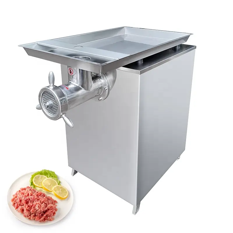 Machine industrielle de transformation de la viande, grand bloc, viande fraîche et fine, broyeur de viande congelée