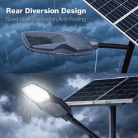 Farola Solar de Alta Resistencia de 500w para Exteriores, Iluminación de Seguridad para Carreteras Urbanas