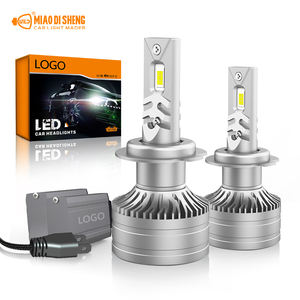 Miaodisheng 200watt 6000K bombillos blanc naturel led h4 système d'éclairage automatique haute puissance 24000Lm h7 led phare avec ventilateur - Product Image 1