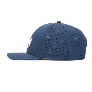 TCAP China Custom PVC logo Patch Performance <b>Waterproof</b> Laser Perforate Curved Brim Baseball <b>Cap</b> - Product Image 6