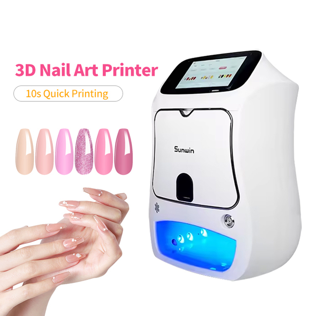 Professional 3D Nail Art Printer Machine Intelligent Automatic Manicure Robot