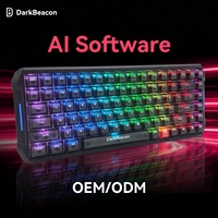 Teclado Mecánico con Cable DarkBeacon OEM ODM Blade 84, Interruptor Magnético, Diseño ANSI, Retroiluminación RGB, Activación Rápida, IA para Juegos, USB-C