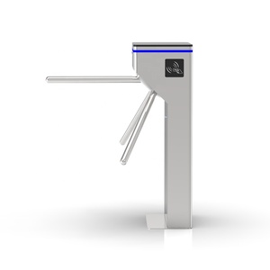 Cửa quay chân máy bán tự động để kiểm soát truy cập có thể tích hợp đầu đọc mã <span class=keywords><strong>qr</strong></span> vân tay phù hợp với cổng an ninh phòng tập thể dục - Product Image 2