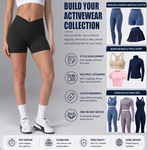 Hot Gym Clothing Seamless Yoga Pants Women Yoga Shorts Tights V Waist Scrunch Butt Short <strong>Legging</strong> - Product Image 2