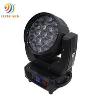 Led zoom tête mobile lumière scène dj disco effet d'éclairage robot 4-en-1 led tête mobile 19*15w led zoom lavage Guangzhou usine