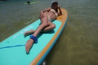 En stock planches de sup gonflables planches à pagaie planche à pagaie debout jeu d'eau surf accessoires standard Isup