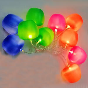 屋外の庭の装飾のためのLEDフルーツライトストリング暖かい白いクリスマスの特徴マンゴーアップルストリートグリーンベルトツリーデコレーション - Product Image 4