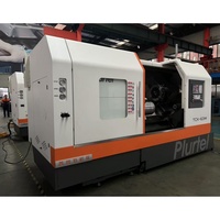 Tournage horizontal CNC 3 axes robuste TCK63M-1500, nouveau modèle à banc incliné, axes Y et C