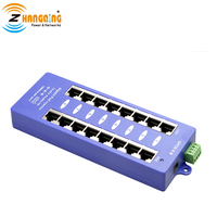 Pasivo de potencia sobre Ethernet Gigabit PoE inyector 8 Port PoE Panel 24V para MikroTik 48V para cámara IP