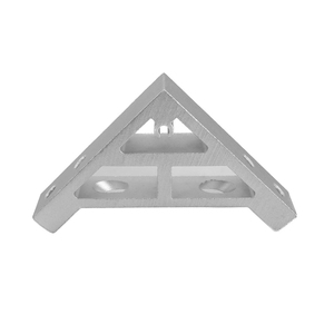 Bạc màu sơn L hình dạng hồ sơ Kệ khung nhôm góc kết nối - Product Image 5