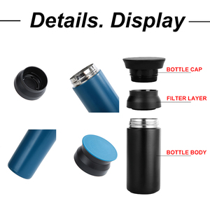 ZP enduit de poudre <span class=keywords><strong>Logo</strong></span> personnalisé 500ml Style <span class=keywords><strong>japonais</strong></span> gobelet sous vide en acier inoxydable Double paroi Thermos 350ml tasse à café de voyage - Product Image 2