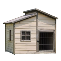 Cage pour chien en bois massif de qualité supérieure, durable, écologique, élégante et moderne pour chiens, chats, lapins et autres animaux mignons