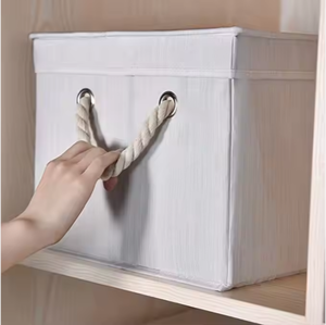 Household Foldable Non Woven <b>Fabric</b> <b>Storage</b> <b>Box</b>, Foldable Kids Toys Cloth Organizer <b>Fabric</b> <b>Cube</b> <b>Storage</b> <b>Box</b> - Product Image 5
