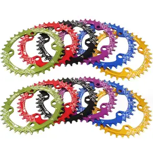 SNAIL 104BCD 32/34/36/38T MTB Bike Chain Wheel Round Oval Narrow Wide Bike Chainring