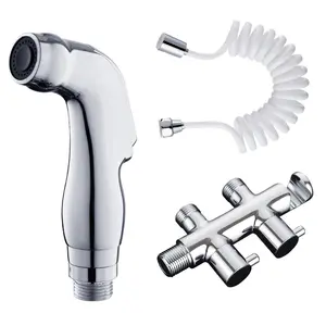 Toilette Toilette Pistolet De Pulvérisation Rinser Set ABS Plastique Laveuses Pour Femmes Robinet D'eau Ménage Tuyau Antidéflagrant