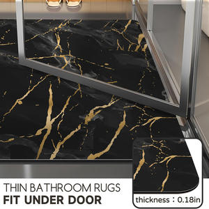 Alfombra de Baño de Tierra de Diatomeas, Rectangular, Antideslizante, Absorbente, de Secado Rápido, Diseño Moderno y Lujoso - Product Image 4