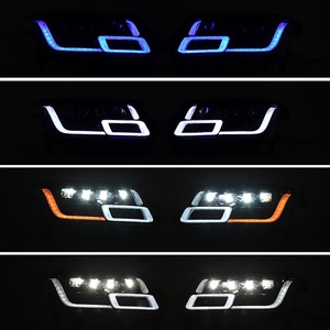 Faros Delanteros para Land Rover Range Rover Executive 13-17, Actualizaciones 2018, Luces Diurnas Multicolores - Product Image 3