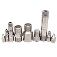 Pièces de cylindre de serrure usinées par CNC pour système de porte de sécurité, production de composants métalliques de haute précision