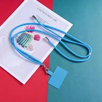 Lanière universelle pour téléphone portable, cordon en nylon, sangle de téléphone, cordon de couleur, attache réglable, collier de téléphone en bandoulière