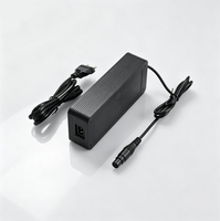Chargeur de batterie 53,6 V 54,6 V 2 A pour Segway Ninebot G3 F3 F3 Pro D GT3 ZT3 Pro XIAOMI 4 PRO PLUS MAX 48 V Batterie au lithium