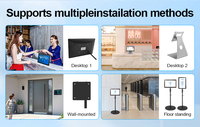 En gros oem support mural allinone android poe comprimés vesa pc 10 pouces avec fente pour carte sim