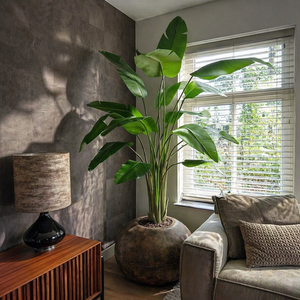 Venta <span class=keywords><strong>al</strong></span> por Mayor de Planta Artificial de Ave del Paraíso de 8 pies con 13 Troncos, Strelitzia Nicolai Realista para Proyectos Comerciales - Product Image 4