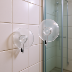 Suction <b>Hook</b> Transparent 2 Pieces Metaltex Novelty <b>Hooks</b> - Product Image 3