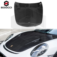 Nouveau capot avant en fibre de carbone pour Porsche 718 982 Cayman Boxster capot moteur mise à niveau