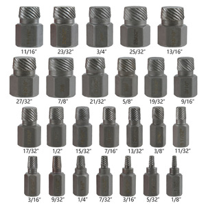Hex Shank Screw <b>Extractor</b> Set 25pc Imperial Size For Damaged <b>Bolt</b> Removal - Product Image 2