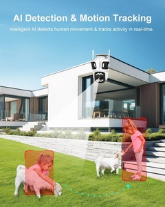 Ngoài trời 8MP 4k ba ống kính icsee wifi <span class=keywords><strong>ip</strong></span> tầm xa PTZ giám sát an ninh nhà máy ảnh - Product Image 6