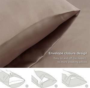 ปลอกหมอนผ้าไหมผ้าซาตินพร้อมซองปิดโลโก้ออกแบบได้ตามต้องการ - Product Image 3