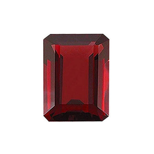 Grenat rouge octogonale à facettes, 8x8mm, vente en gros, pierre précieuse à facettes ample et de haute qualité, prix d'usine - Product Image 1