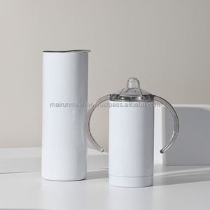 Entrepôt USA, livraison en 2 jours, gobelets isothermes fins et droits en acier inoxydable de 20 oz pour sublimation, avec paille, cadeaux d'affaires, écologiques - Product Image 2
