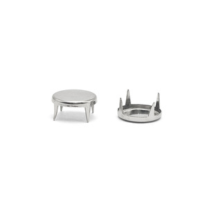 Hebillas de Uña Redondas de Cabeza Plana, Recubiertas de Cobre, Duraderas, para Zapatos, Jeans y Accesorios de Ferretería - Product Image 5