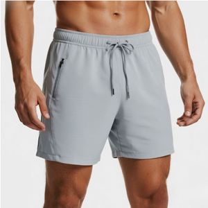 Pantalones Cortos Deportivos Casuales de Secado Rápido para Hombre, Personalizados OEM, para Correr, Entrenamiento, Fitness, Senderismo, con Bolsillos con Cierre - Product Image 2