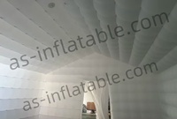Décorations gonflables de fête de mariage, cabines de photo extérieures, tentes extérieures de camping avec la LED