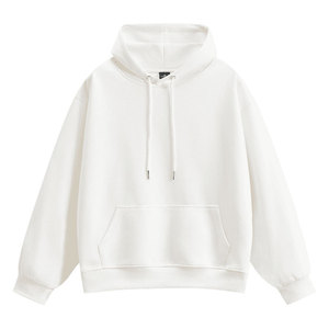 Sudadera con Capucha de Felpa de Algodón Heather de Lujo de 420G, de Alta Calidad, Deportiva, Holgada, con Hombros Caídos, Unisex, Color Sólido - Product Image 3