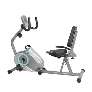 Máquina de cuidado de la salud, Cardio personalizado, bicicleta magnética reclinada de Fitness con rueda de 3kg