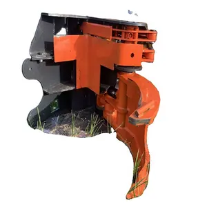 Cisaille rotative hydraulique de coupeur d'arbre de machines de sylviculture pour l'excavatrice/chargeur/tracteur