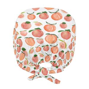 Simpatico cappello da infermiera con motivo stampato in cotone da lavoro taglia 10 pz copricapo personalizzato satinato interno o Logo regolabile per capelli lunghi - Product Image 2