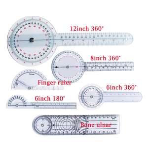 Plastik malzeme tıbbi teşhis Spinal açı parmak hareket aralığı tıbbi açı ölçüm cetveli Set - Product Image 3