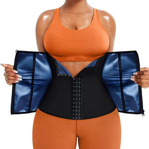 Faja de yoga y fitness <span class=keywords><strong>para</strong></span> mujer con cremallera, compresión de cintura de plástico <span class=keywords><strong>para</strong></span> sudoración intensa y ejercicio abdominal - Product Image 6
